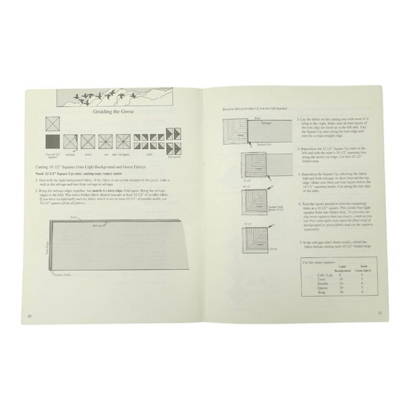 May Basket Flying Geese Eleanor Burns 1988 1992 Quilt In A Day Paperback Books - Picture 10 of 14